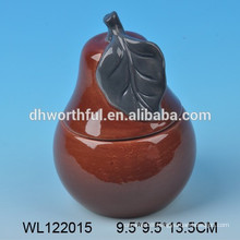 Hotsale ceramic condiment set in pear shape, tableware set